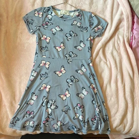 sachin and babi light blue dress Ruched Buckle Butterfly Sleeves Dress Light Purple Women Casual Dresse   Elegant Fashion Styles